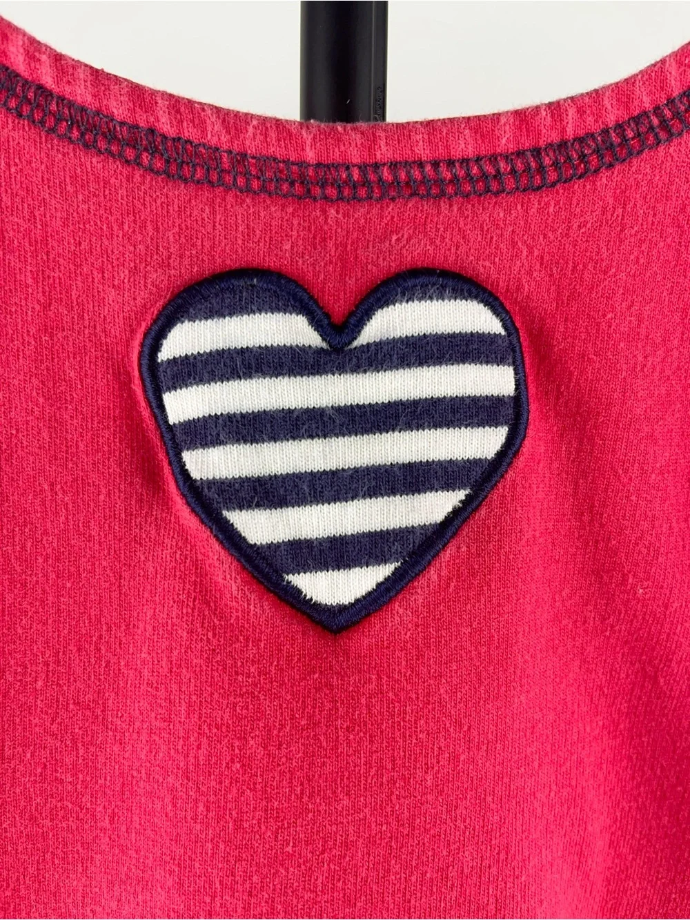 Gymboree 2000s Rainbow Tag Hearts Applique Tank Vintage Dress, Small